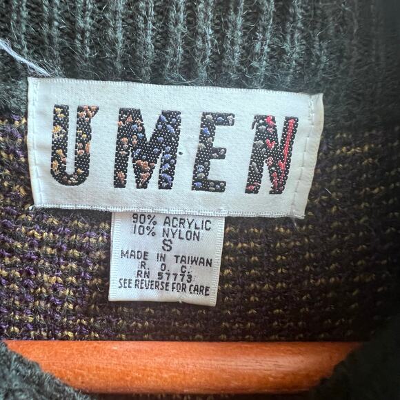 Vintage 1999 UMEN Men's Pullover Sweater Size Small - Picture 5 of 6